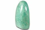 Free-Standing Chatoyant Polished Amazonite - Madagascar #349362-2
